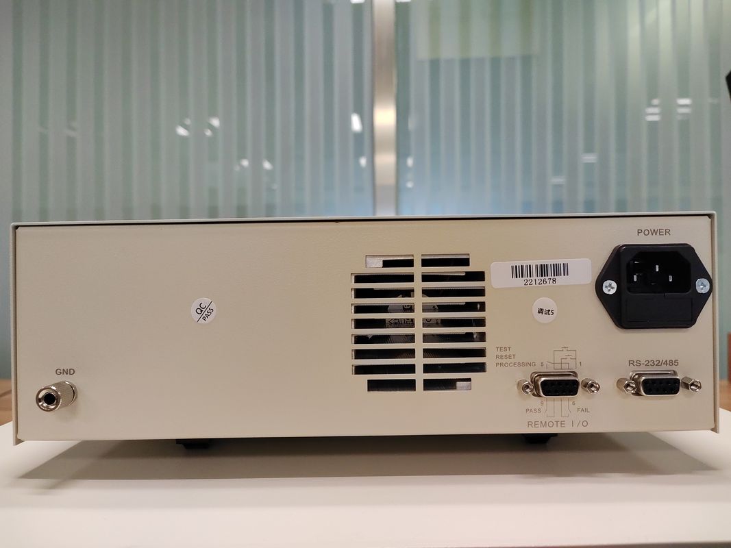 1uA Tester di isolamento ad alta tensione di risoluzione di corrente Hi Pot Meter con interfaccia I/O