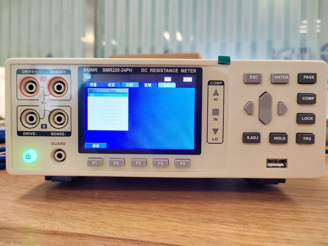 Tester di resistenza a corrente continua ad alta precisione Meter RS232 Interfaccia 4 fili o modalità di prova 2 fili