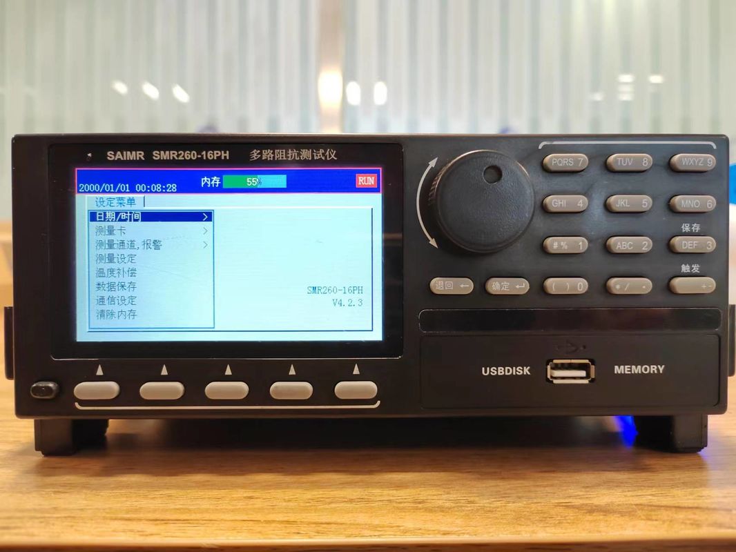 RS232 Tester di resistenza a corrente continua Tester di tensione della batteria dell'auto OEM ODM