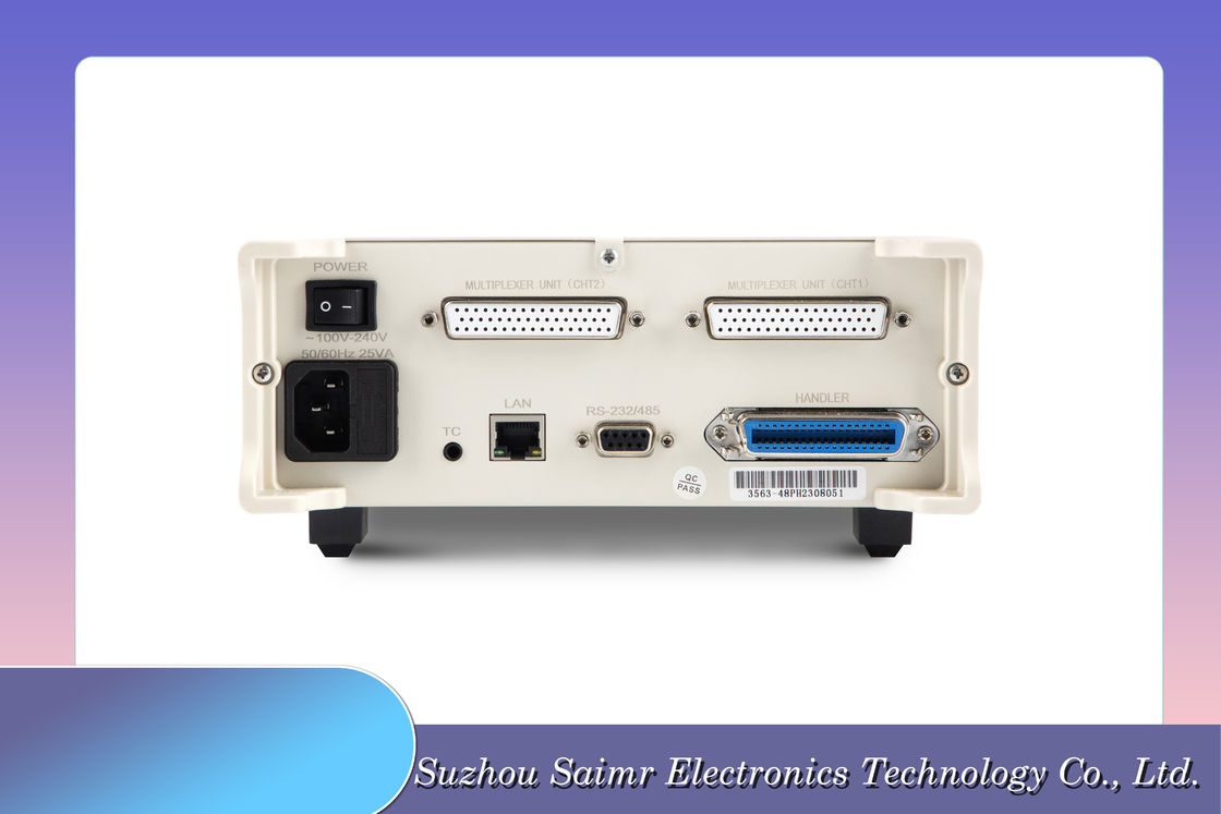 Testatore automatico di resistenza della batteria interna a sette marce 100V AC-256V AC 50HZ/60HZ